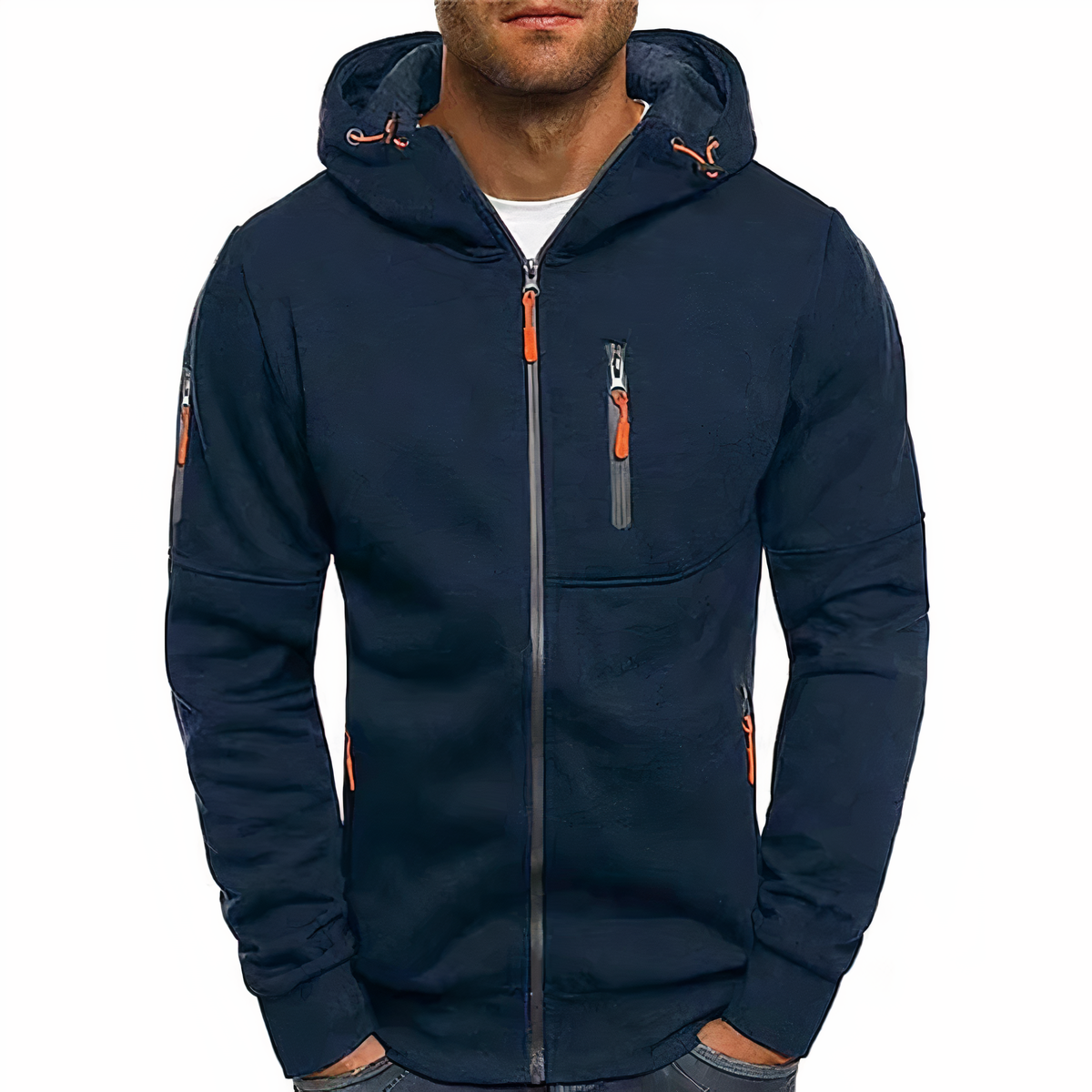 Hoodie Męski | Ciepły z Zipperem
