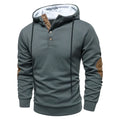 Hoodie Sweater Męski | Guziki przy Szyi & Wygodne Ciepło