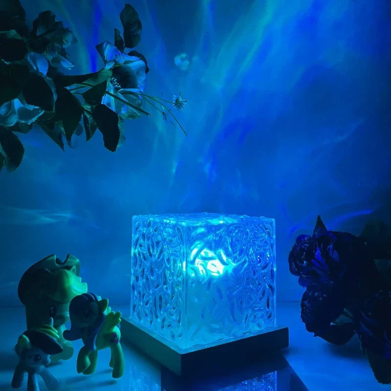Lampa Blissful Aurora - Lampa LED z Kolorami i Regulacją Jasności oraz Pilotem
