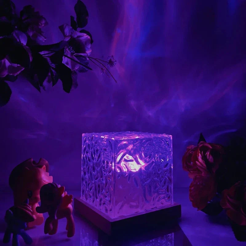 Lampa Blissful Aurora - Lampa LED z Kolorami i Regulacją Jasności oraz Pilotem