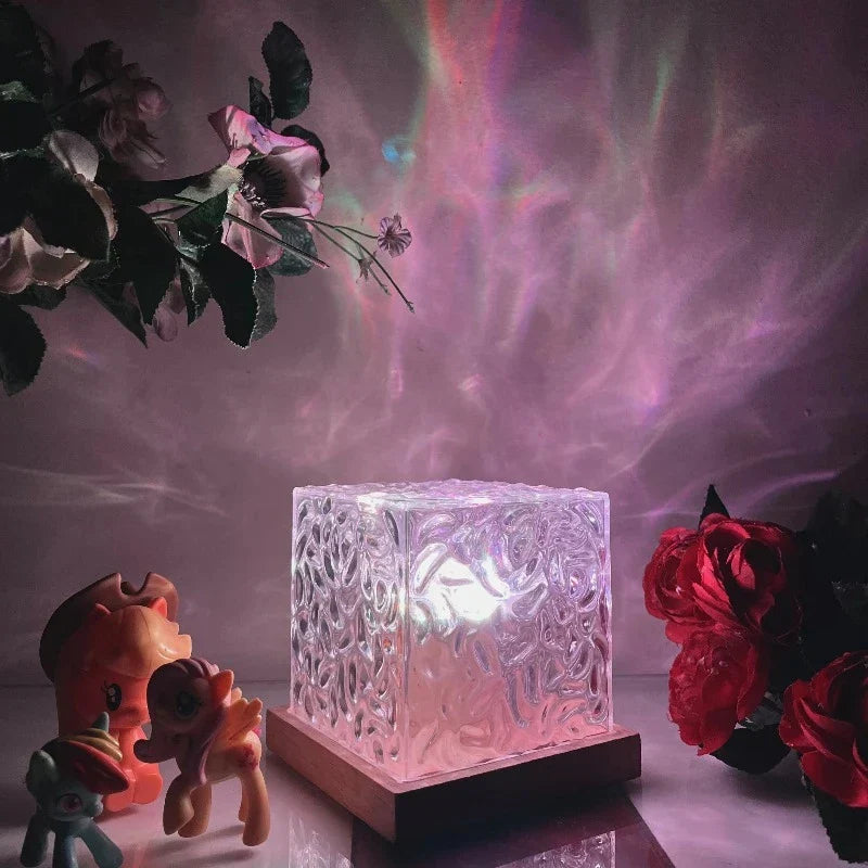 Lampa Blissful Aurora - Lampa LED z Kolorami i Regulacją Jasności oraz Pilotem