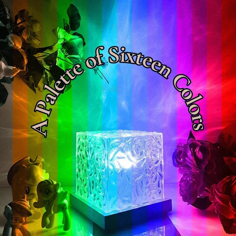 Lampa Blissful Aurora - Lampa LED z Kolorami i Regulacją Jasności oraz Pilotem