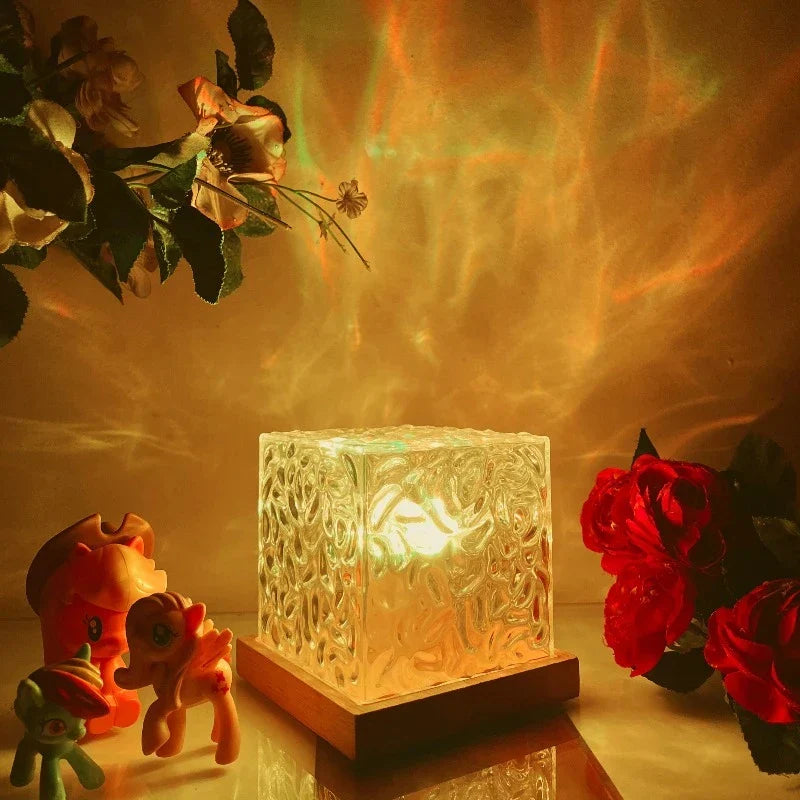 Lampa Blissful Aurora - Lampa LED z Kolorami i Regulacją Jasności oraz Pilotem