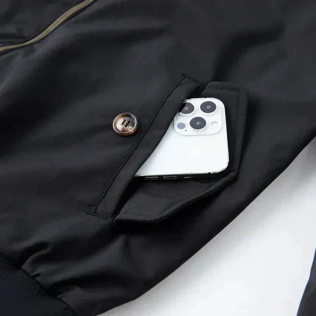 Kurtka Męska | Klasyczna Harrington z Zippem