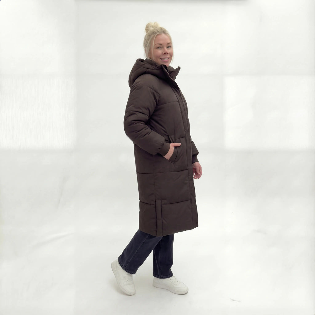 Elsa – lång pufferjacka