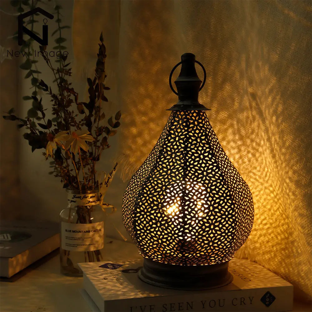 BohoGlow – Wschodnia Lampa Stołowa w Stylu Vintage