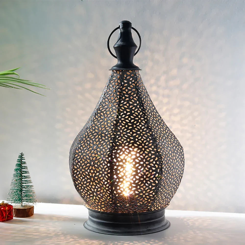 BohoGlow – Wschodnia Lampa Stołowa w Stylu Vintage