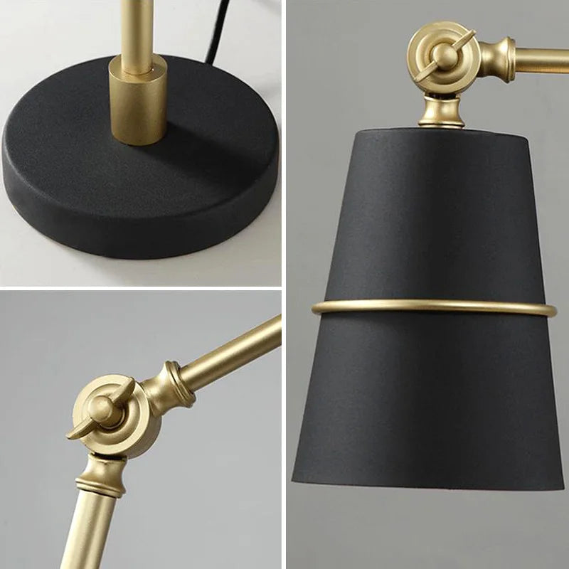 MonoGlow - Nowoczesna Lampa Stołowa LED z Obrotowym Ramieniem | Minimalistyczny Design