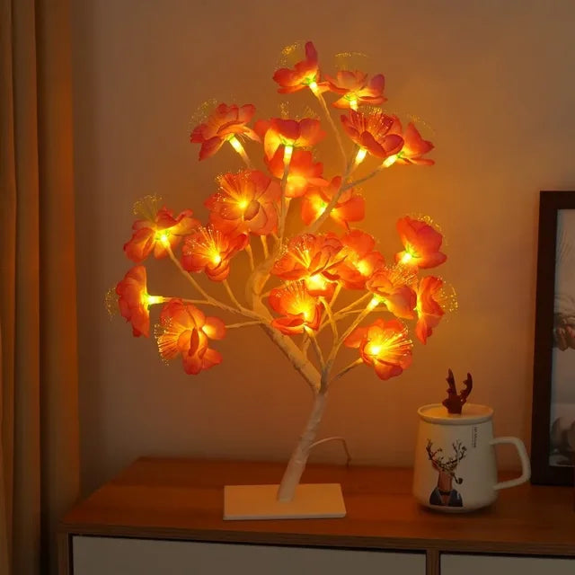 LumiTree - LED Lampa Stołowa w Kształcie Drzewa – Nastrojowe Oświetlenie Dekoracyjne do Salonu i Sypialni