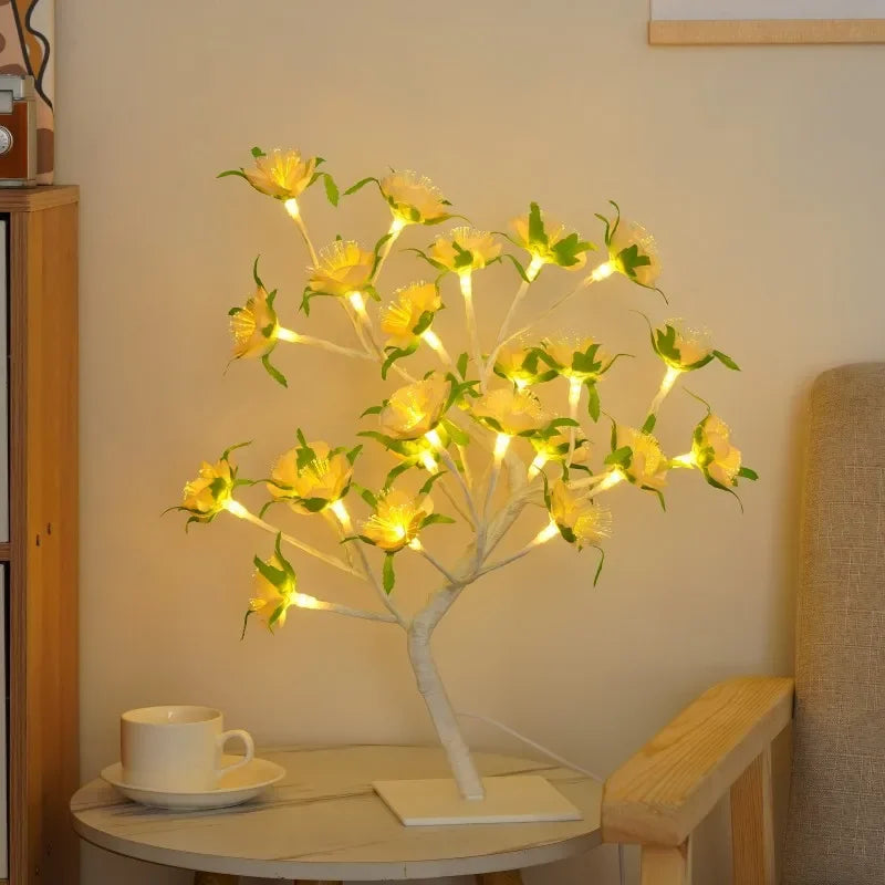 LumiTree - LED Lampa Stołowa w Kształcie Drzewa – Nastrojowe Oświetlenie Dekoracyjne do Salonu i Sypialni