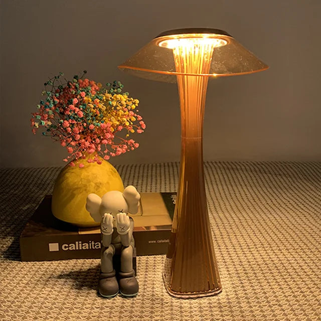 LumiLuxe - Ściemnialna Lampa LED na Stół z Dotykowym Sterowaniem