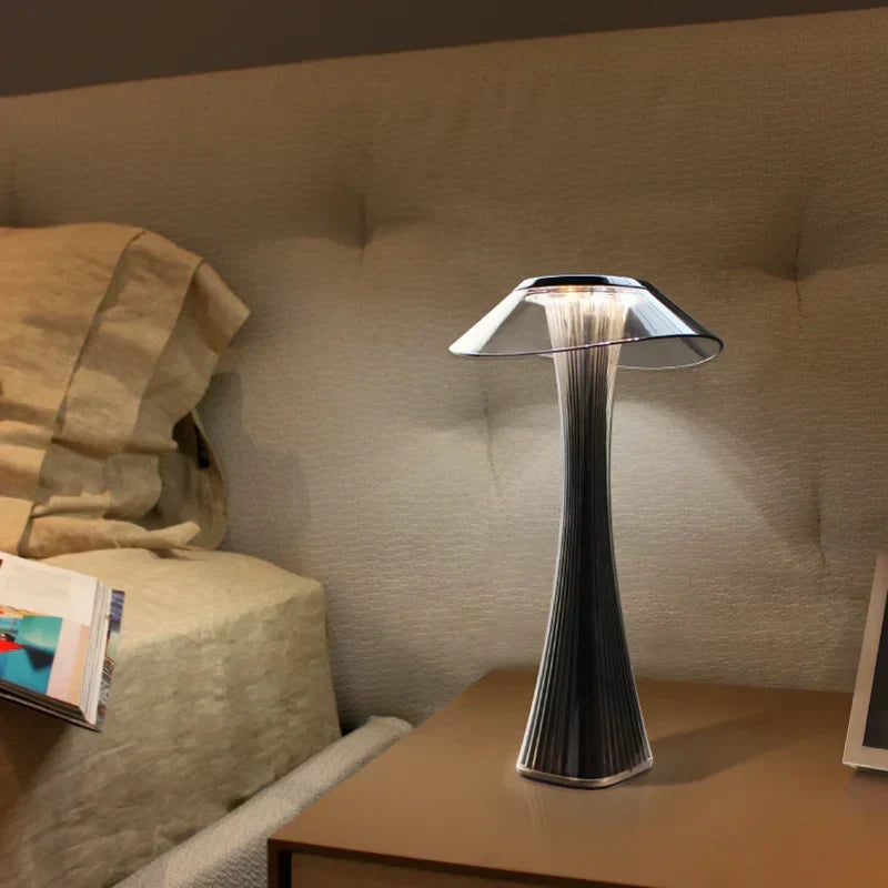LumiLuxe - Ściemnialna Lampa LED na Stół z Dotykowym Sterowaniem