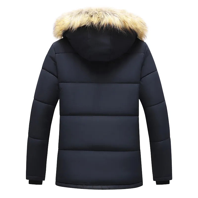 Parka Męska | Ciepła Zimowa Kurtka z Kapturem | Wiatroszczelny i Stylowy Design