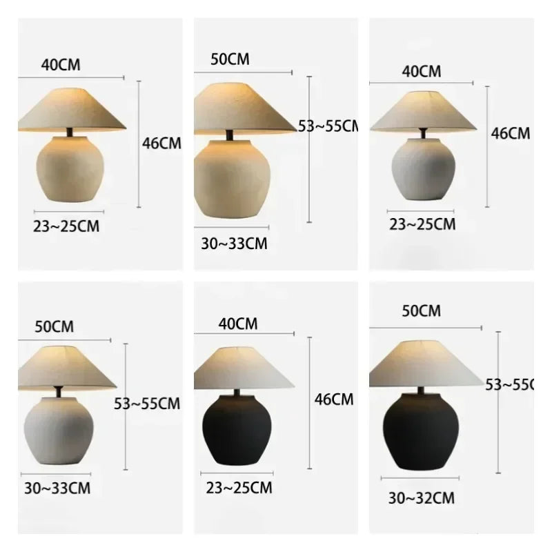 LumeVase – Ceramiczna Lampa Stołowa o Minimalistycznym Designie