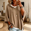 Manon – Taupe Poncho Tröja