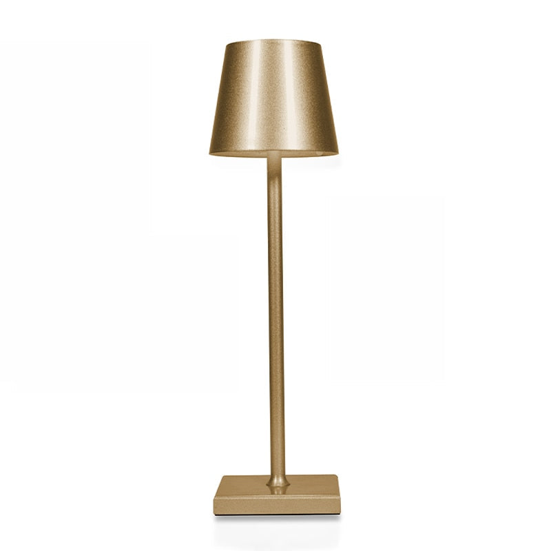 LumiGlow - Bezprzewodowa Ładowalna Lampa Stołowa w Skandynawskim Stylu