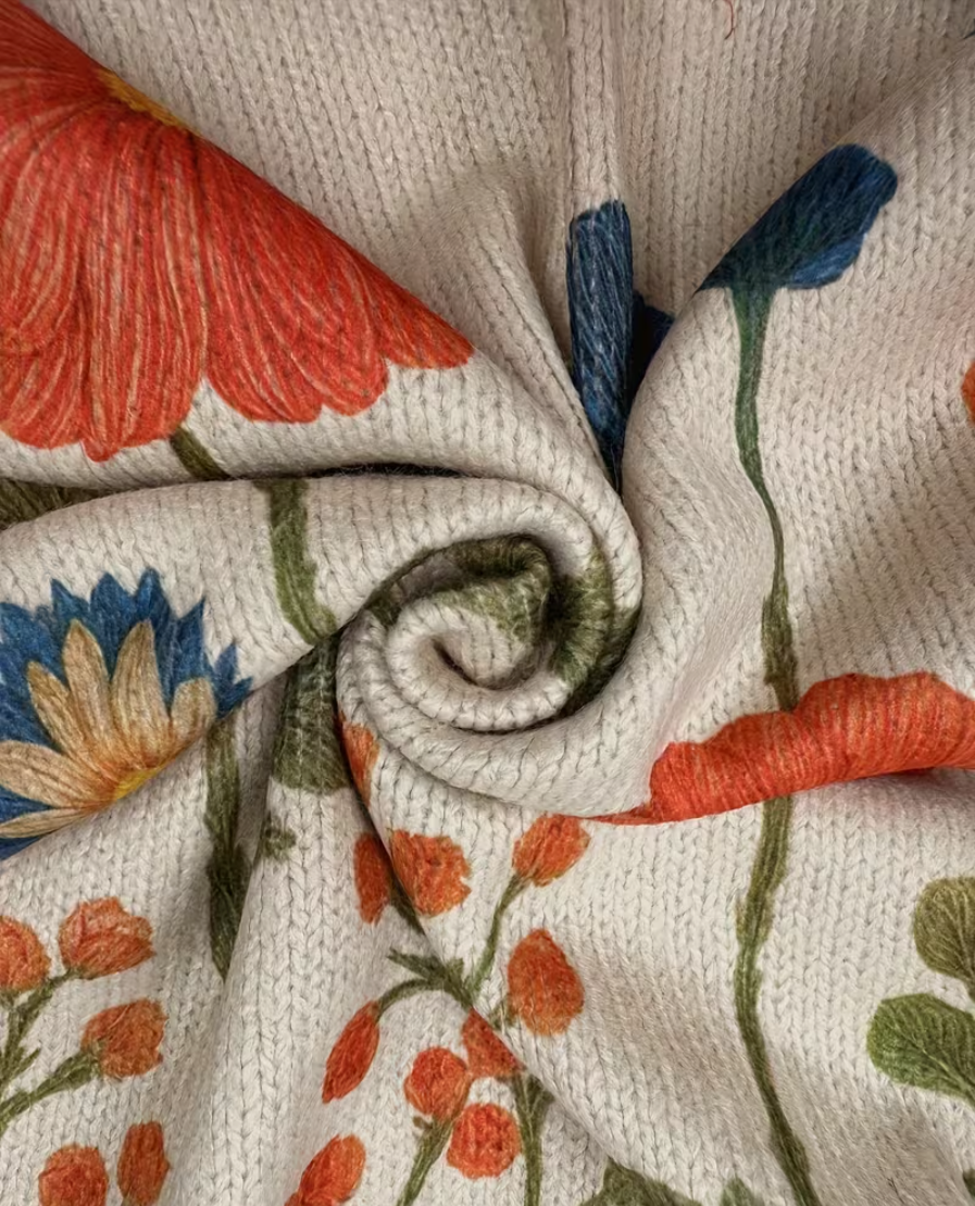 Wrenna | Vildblomsäng Zip Cardigan