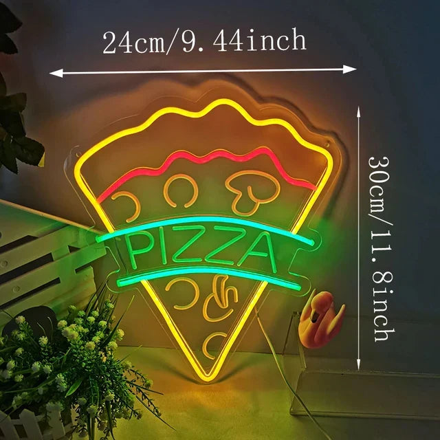 NeonTaco – LED Neonowy Plakat z Tacos Design | Nastrojowe Oświetlenie