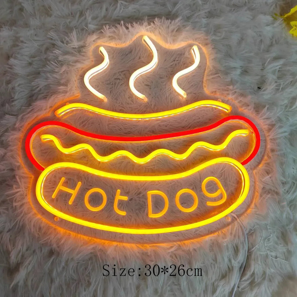NeonTaco – LED Neonowy Plakat z Tacos Design | Nastrojowe Oświetlenie