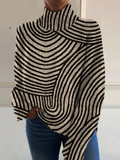 Sienna | Handritad Linne Turtleneck