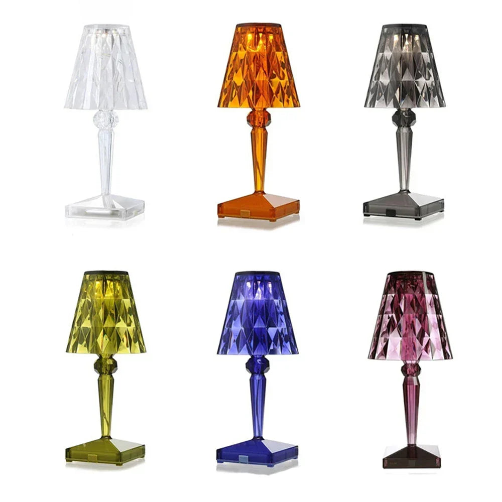 RadiantGem - LED Kryształowa Lampa Stołowa