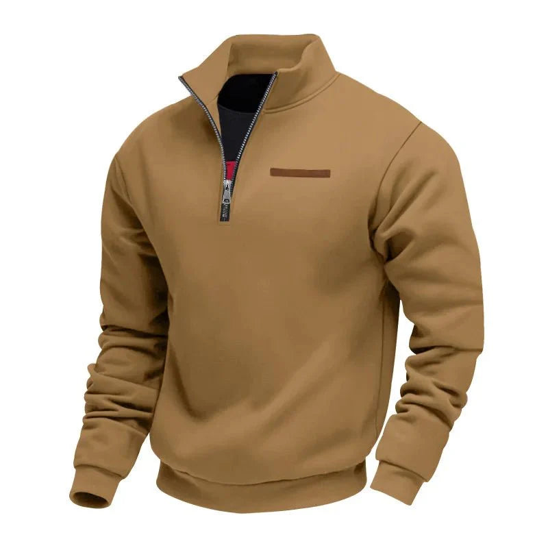 Sweter Męski Zip | Ciepły i Funkcjonalny Design