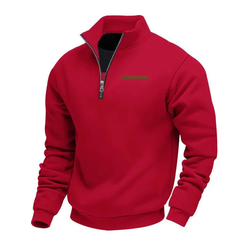 Sweter Męski Zip | Ciepły i Funkcjonalny Design