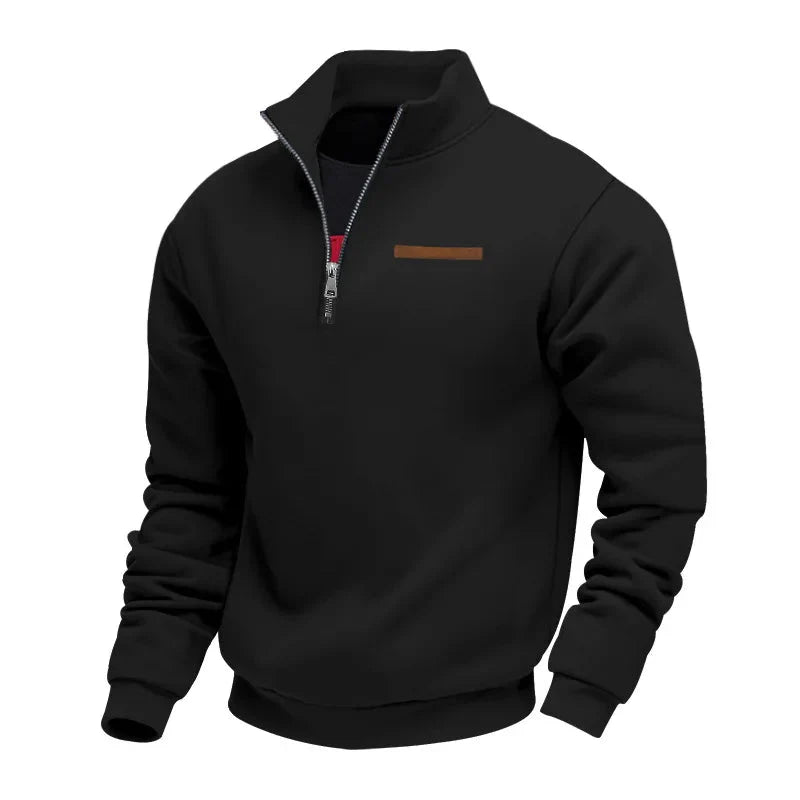 Sweter Męski Zip | Ciepły i Funkcjonalny Design