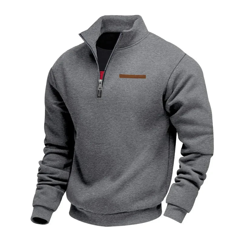 Sweter Męski Zip | Ciepły i Funkcjonalny Design