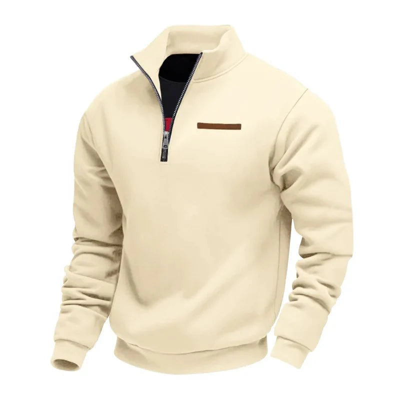 Sweter Męski Zip | Ciepły i Funkcjonalny Design