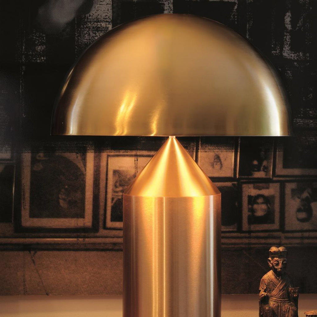 Lampa Stołowa Luna Metalowa - Nowoczesne Oświetlenie