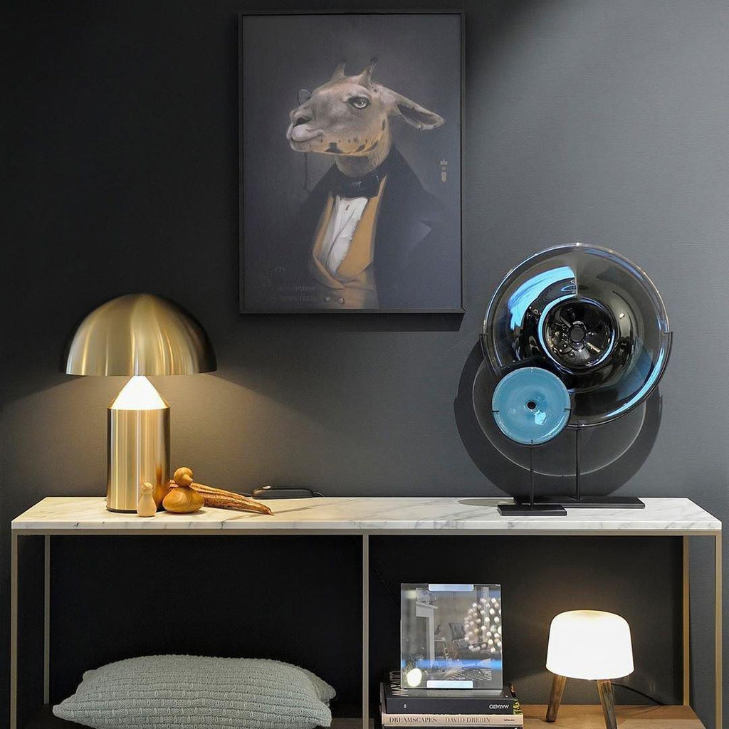 Lampa Stołowa Luna Metalowa - Nowoczesne Oświetlenie