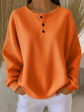 Arvette | Avslappnad Henley Sweatshirt