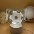 SoccerGlow - Piłkarska LED Nocna Lampa z Akrylową Podstawą