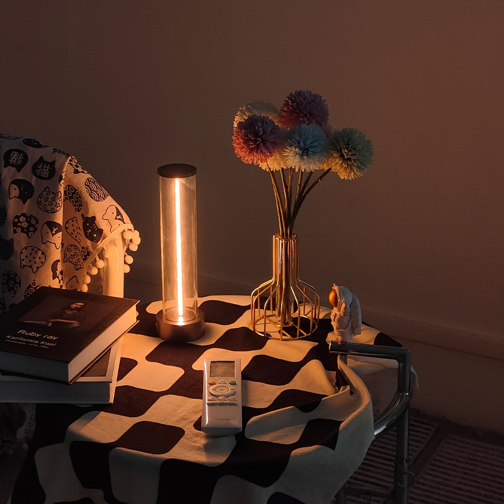 TouchLicht - Bezprzewodowa Lampa LED na Stół z Portem USB do Ładowania