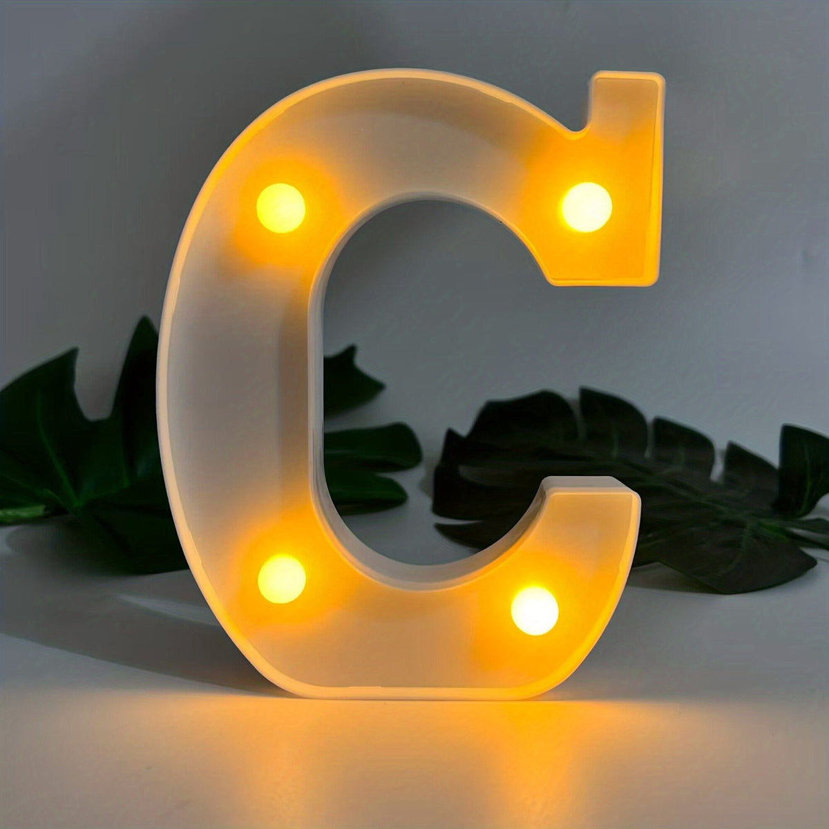 AlphaGlow - LED Dekoracyjna Lampa Literowa z Zasilaniem Bateryjnym