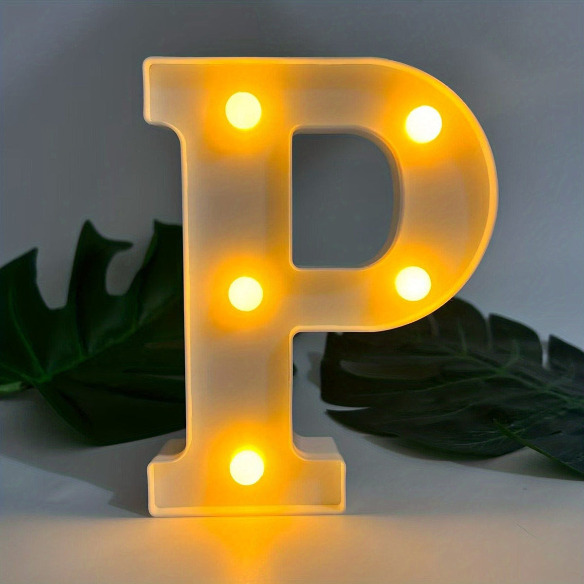 AlphaGlow - LED Dekoracyjna Lampa Literowa z Zasilaniem Bateryjnym