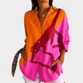 Solnedgång Safari Statement Blus