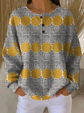 Bardot | Vintage Tröja med Geometriskt Mönster