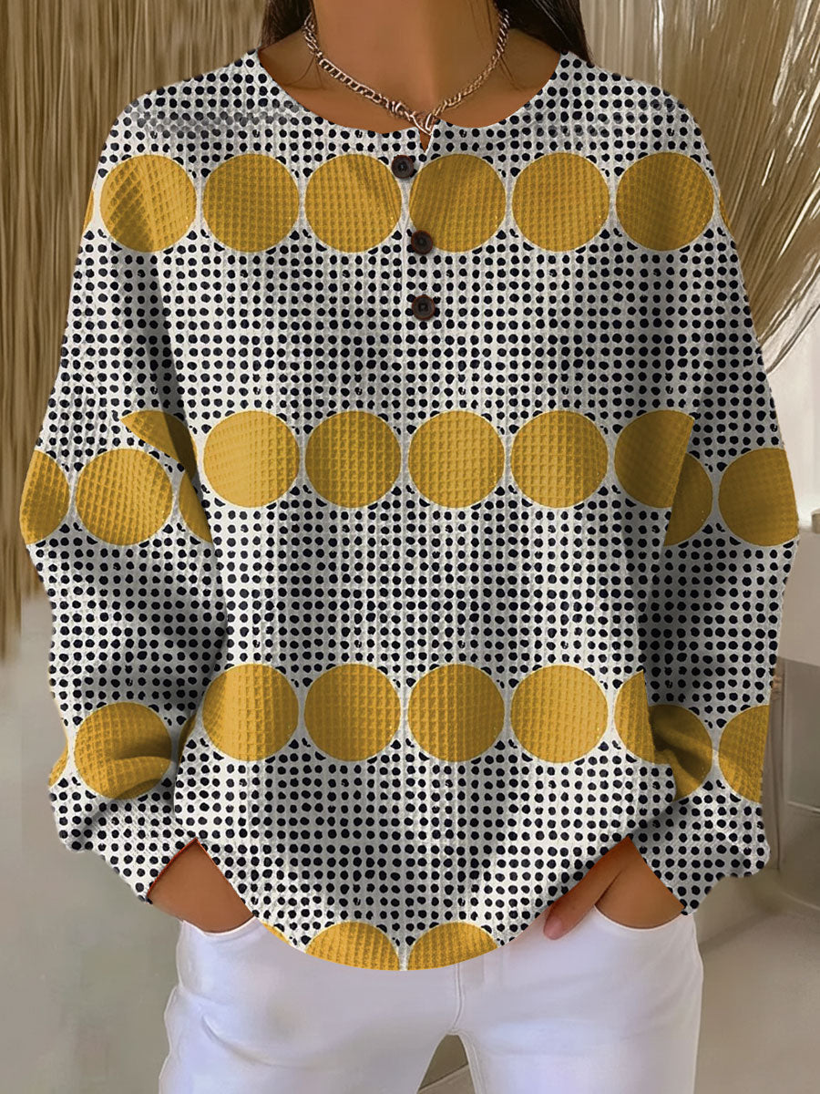 Bardot | Vintage Tröja med Geometriskt Mönster