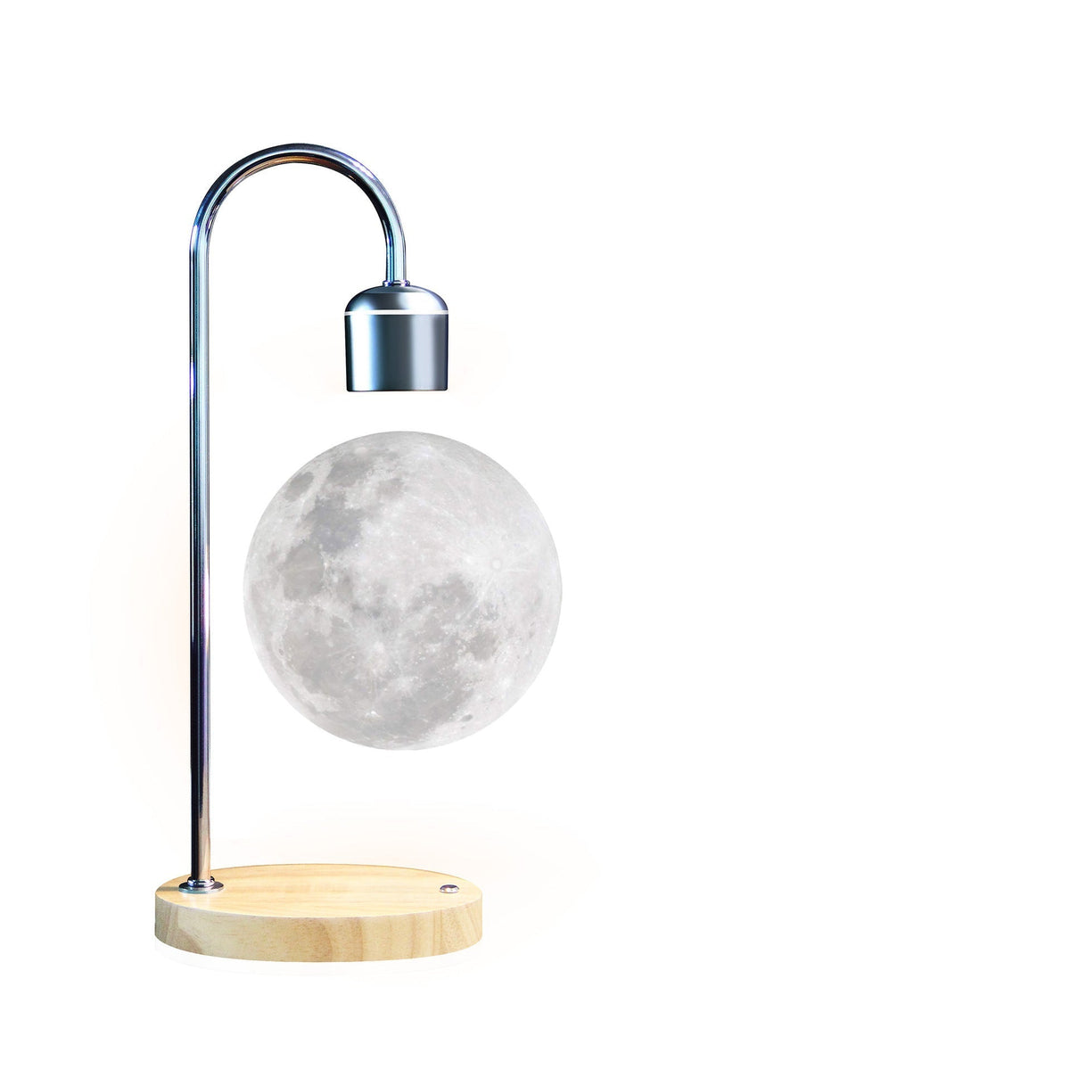 LumiMoon - Latająca 3D Lampa Księżycowa z Oświetleniem LED