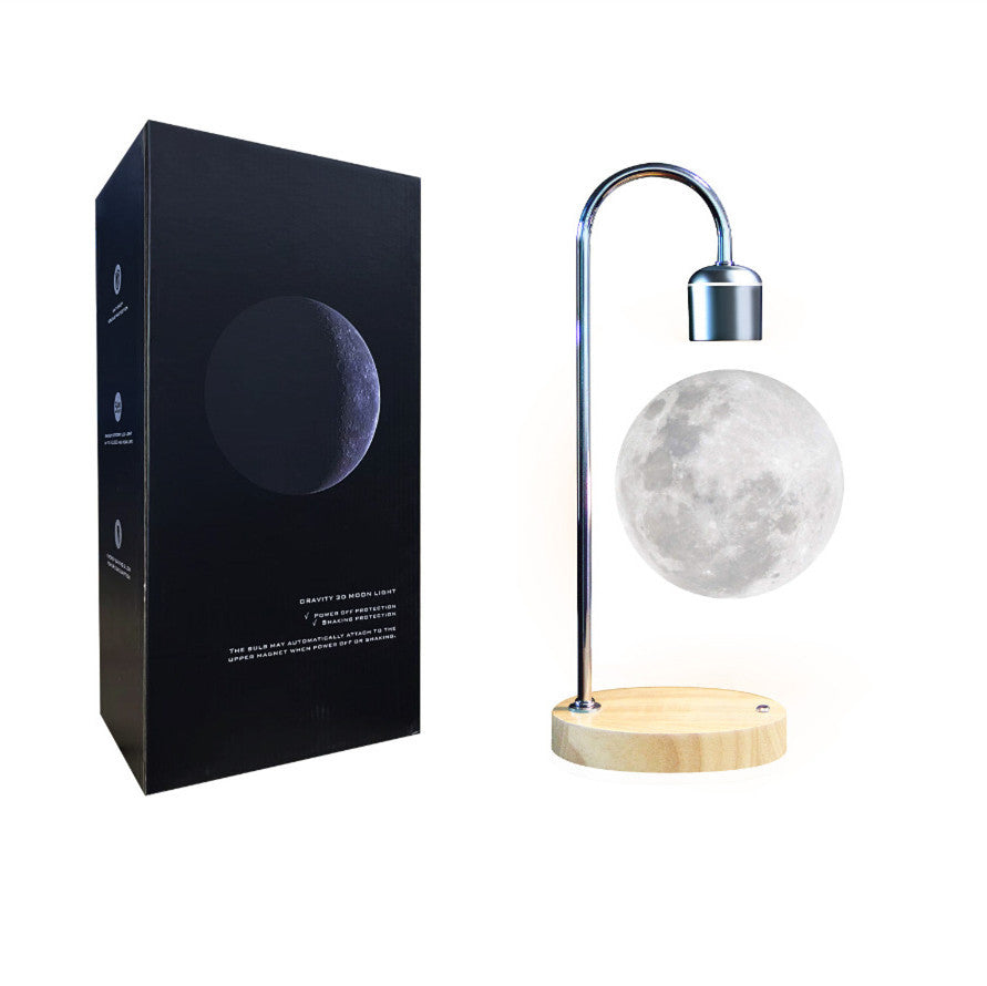 LumiMoon - Latająca 3D Lampa Księżycowa z Oświetleniem LED
