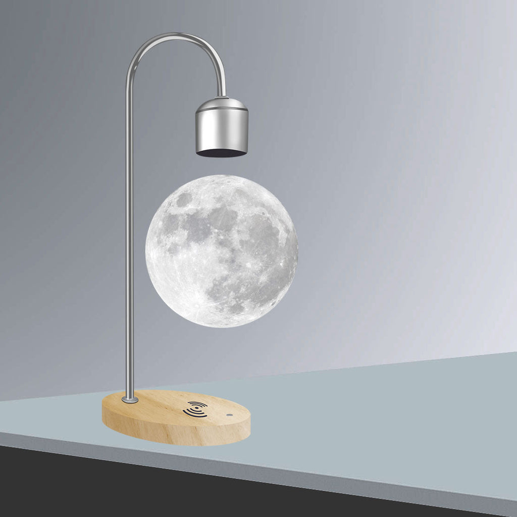 LumiMoon - Latająca 3D Lampa Księżycowa z Oświetleniem LED
