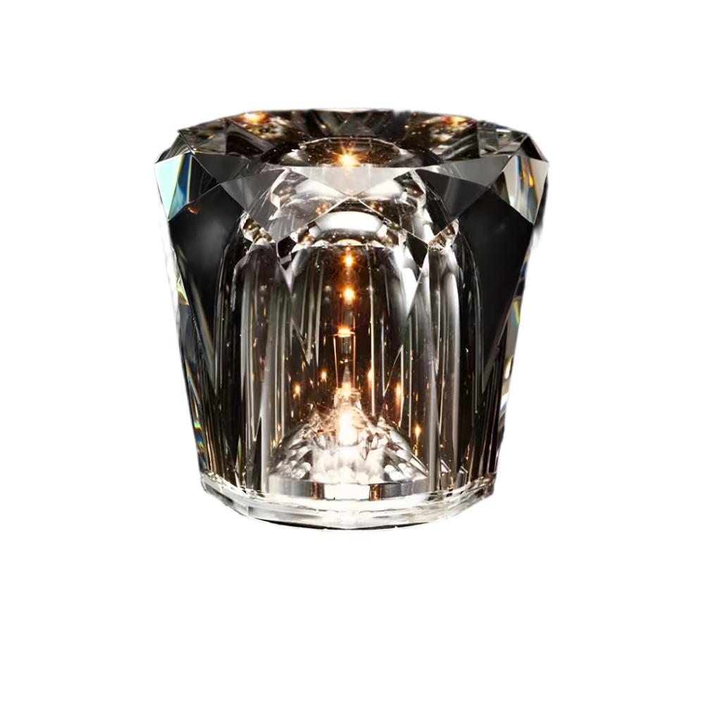 CrystalGlow - Bezprzewodowa Kryształowa Lampa Stołowa z Oświetleniem LED