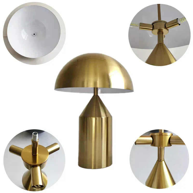 LumeShroom – Lampa Stolikowa LED w Kształcie Grzyba z Designem Skandynawskim