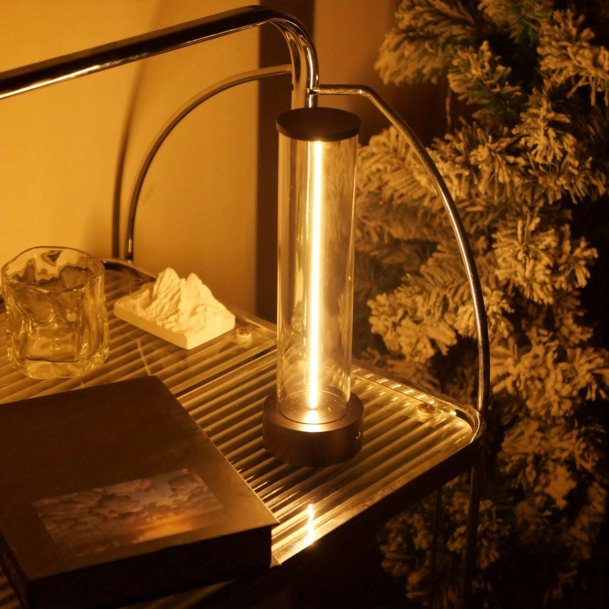 TouchLicht - Bezprzewodowa Lampa LED na Stół z Portem USB do Ładowania