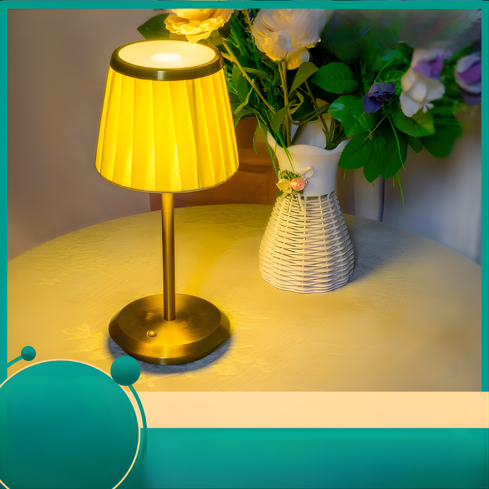 DreamDrape - Lampa stołowa z tkaniny z funkcją ściemniania