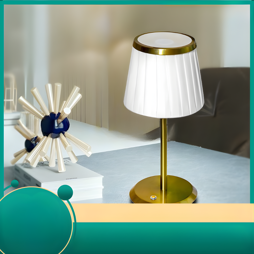 DreamDrape - Lampa stołowa z tkaniny z funkcją ściemniania