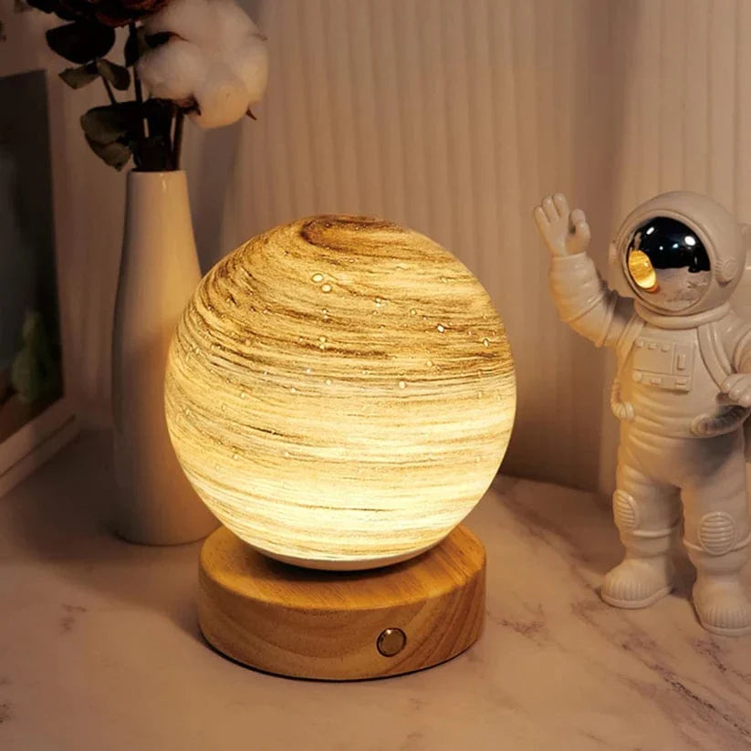 Magiczna Lampa USB Księżycowa