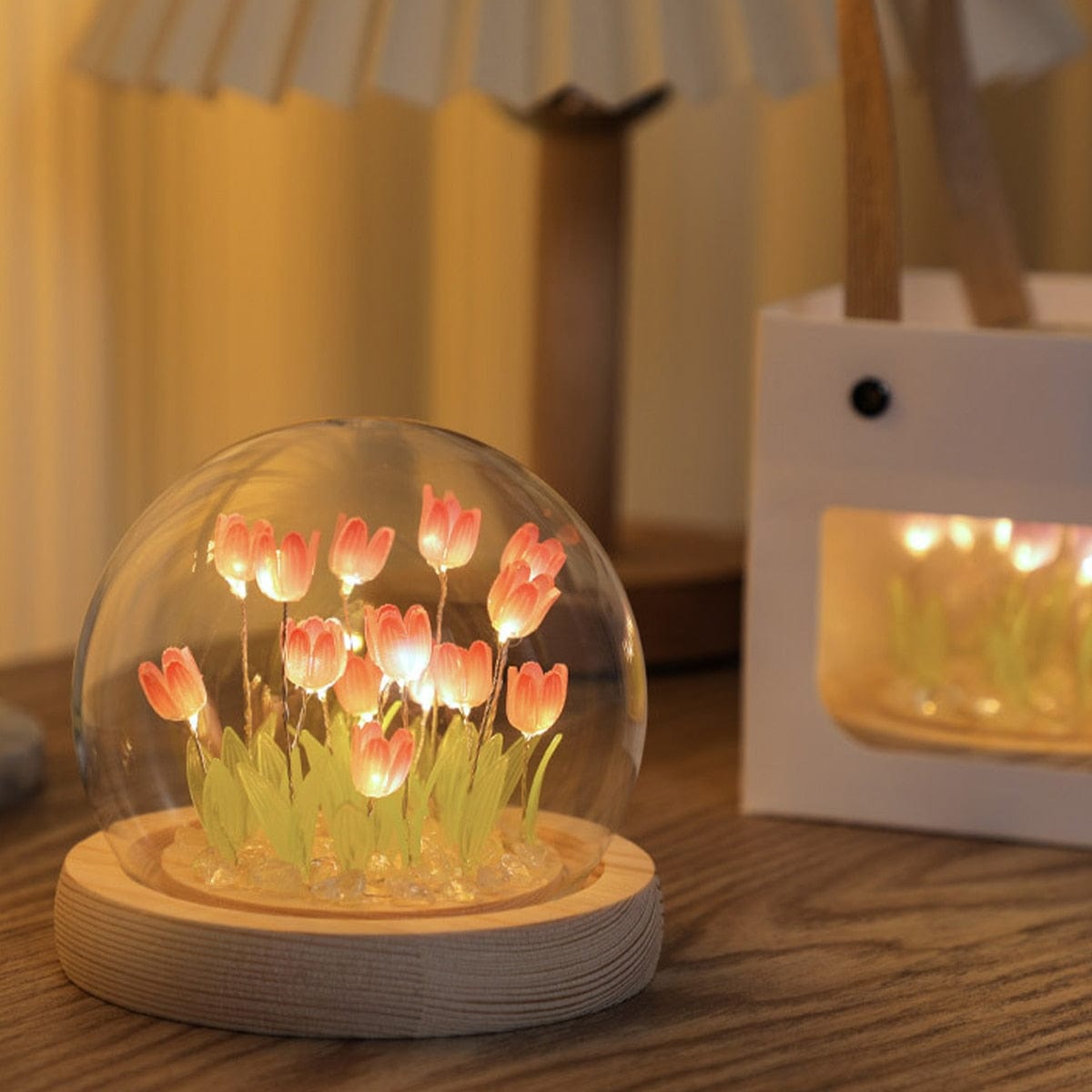 Lampka nocna Tulipan na baterie